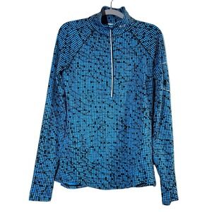 Under Armour Running Cycling Jersey Top Womens Size S 1/2 Zip Fitted Pullover